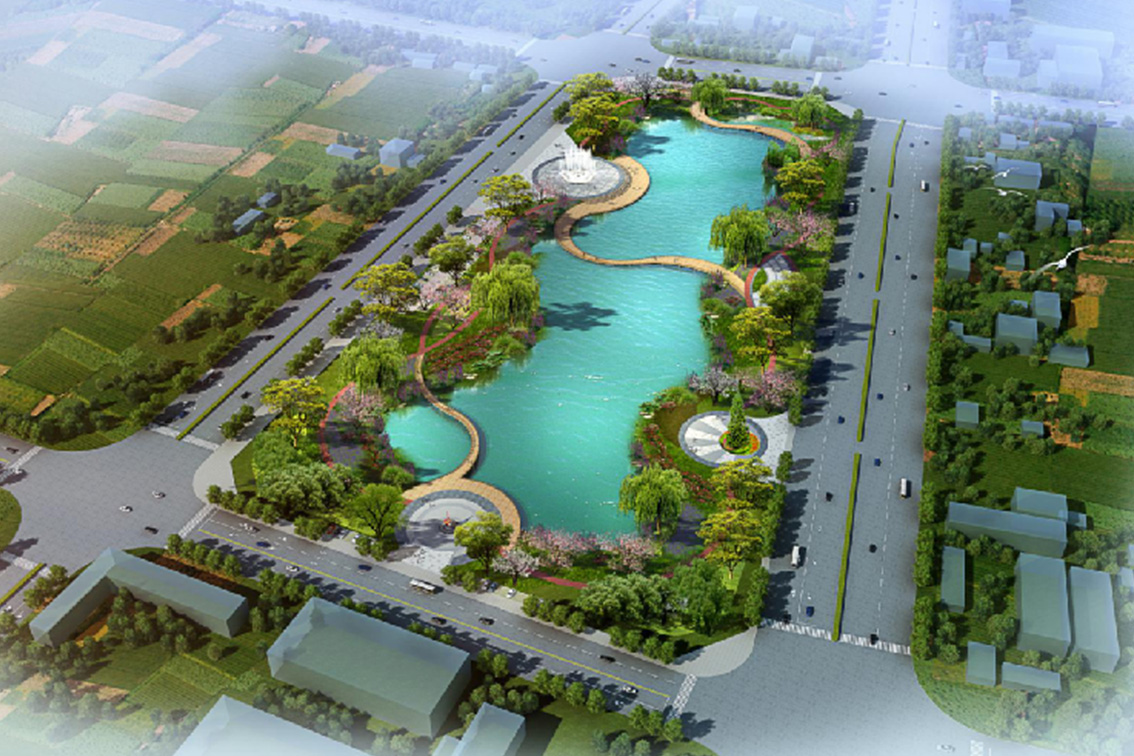 海绵城市公园--庆阳海绵城市小北湖项目