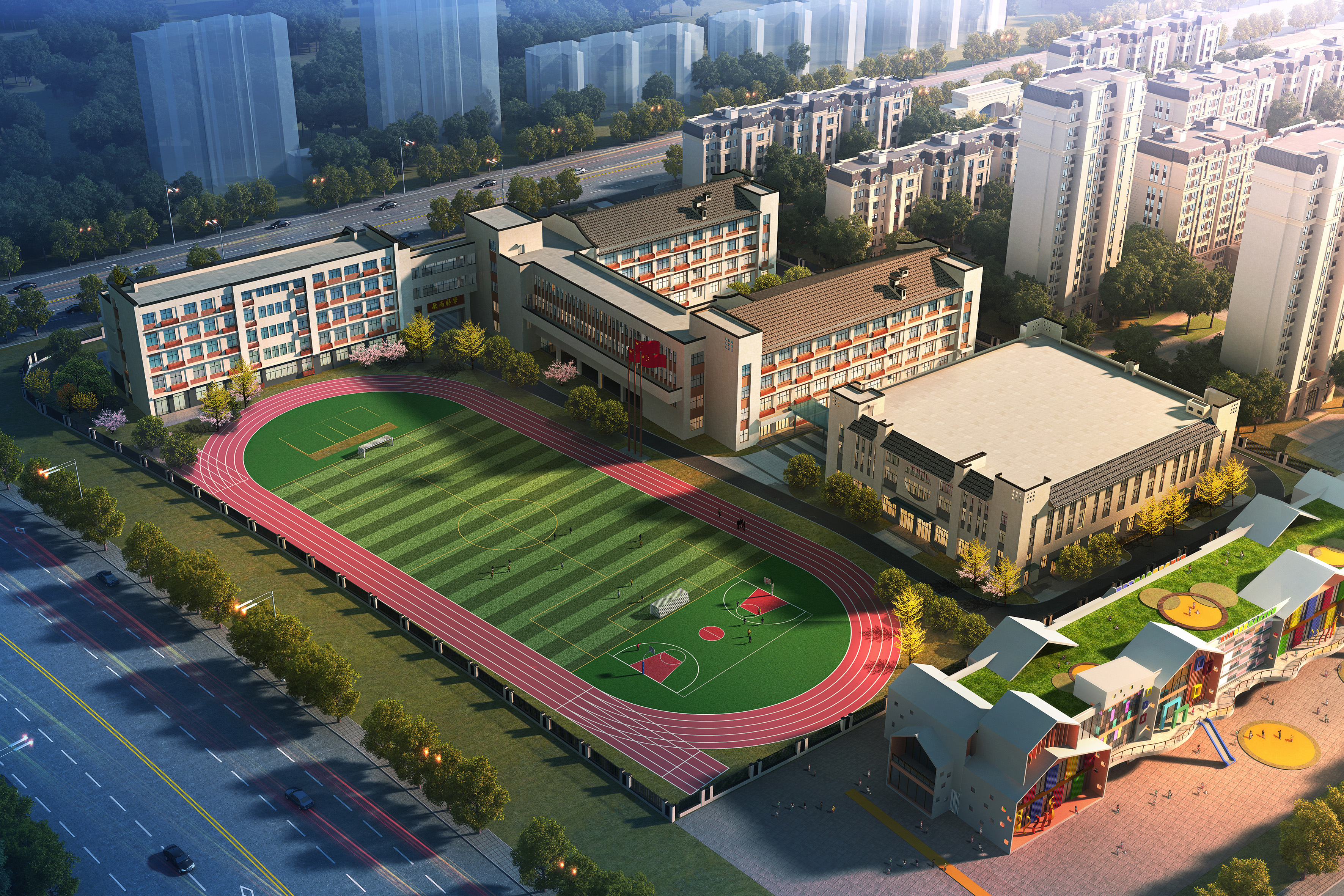 教育建筑--津南区辛庄镇配套小学项目