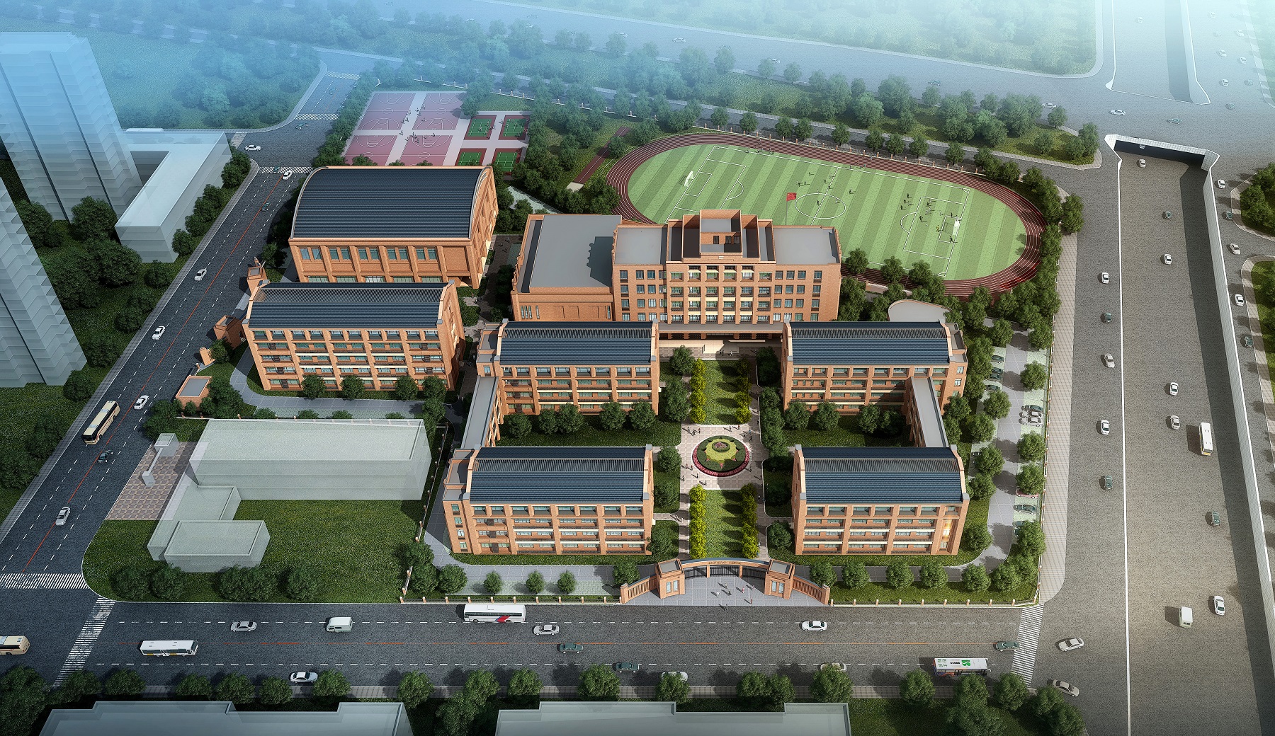 天津市米兰世纪九年一贯制学校新建工程